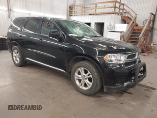 2013 Dodge Durango SXT with VIN 1C4RDJAG0DC512293, listed as a IAAI auction lot 41875919 with 191,128 mi miles and . Bid and sale history available at DreamBid. Image 1.