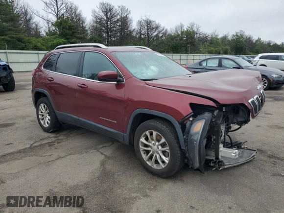 2019 Jeep Cherokee Latitude z VIN 1C4PJLCB5KD434551, wystawiony jako Copart lot #59529005 z przebiegiem 91 823 mil mil oraz Szkoda całkowita • Salvage title. Historia ofert i sprzedaży dostępna na DreamBid. Obrazek 4.