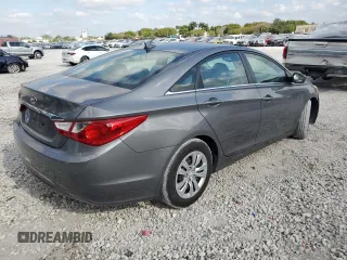 2012 Hyundai Sonata GLS with VIN 5NPEB4AC1CH433480, listed as a Copart auction lot 54971595 with 117,208 mi miles and Clean Title. Bid and sale history available at carsss.com. Image 3.