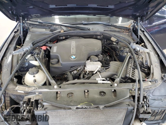 2014 BMW 5 Series 528i xDrive with VIN WBA5A7C58ED616500, listed as a Copart auction lot 57780045 with 110,050 mi miles and Salvage title. Bid and sale history available at DreamBid. Image 11.