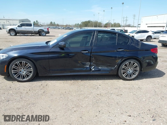 2018 BMW 5 Series 530i with VIN WBAJA5C59JWA38170, listed as a IAAI auction lot 41682219 with 61,990 mi miles and . Bid and sale history available at DreamBid. Image 14.