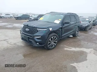 2022 Ford Explorer ST-Line with VIN 1FMSK7KH3NGA86476, listed as a IAAI auction lot 41645760 with 59,909 mi miles. Bid and sale history available at carsss.com. Image 17.