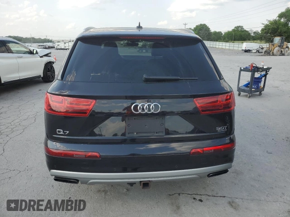 2017 Audi Q7 Premium Plus with VIN WA1LAAF74HD033389, listed as a Copart auction lot 55304985 with 107,853 mi miles and Clean Title. Bid and sale history available at DreamBid. Image 6.