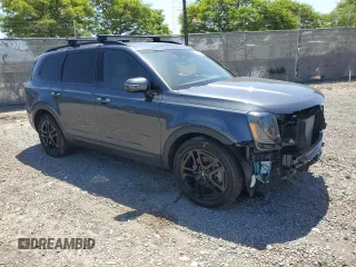 2024 Kia Telluride SX Prestige X-Line с VIN 5XYP5DGC9RG437414, выставлен на аукционе Copart как лот 56765505 с пробегом 16 557 миль миль и Списание • Salvage title. История ставок и продаж доступна на DreamBid. Изображение 4.