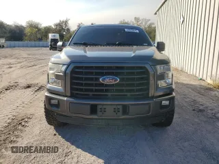 2017 Ford F-150 XL with VIN 1FTEW1CG2HFA51642, listed as a Copart auction lot 43499915 with 132,241 mi miles and Salvage title. Bid and sale history available at DreamBid. Image 5.