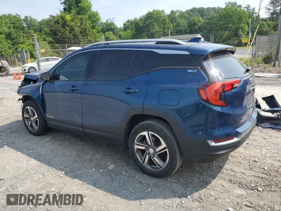 2021 GMC Terrain SLT with VIN 3GKALVEV5ML335216, listed as a Copart auction lot 59004515 with 78,776 mi miles and Salvage title. Bid and sale history available at DreamBid. Image 2.