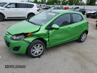 2013 Mazda 2 Sport z VIN JM1DE1KY7D0154285, wystawiony jako Copart lot #58502815 z przebiegiem 74 347 mil mil oraz Szkoda całkowita • Salvage title. Historia ofert i sprzedaży dostępna na DreamBid. Obrazek 1.