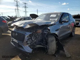 2021 Jaguar F-PACE S with VIN SADCJ2EUXMA686635, listed as a Copart auction lot 88968665 with 0 mi miles and Salvage Title. Bid and sale history available at carsss.com. Image 1.