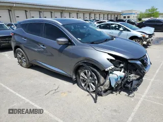 2018 Nissan Murano SL z VIN 5N1AZ2MG1JN178156, wystawiony jako Copart lot #54164975 z przebiegiem 148 088 mil mil oraz Szkoda całkowita • Salvage title. Historia ofert i sprzedaży dostępna na DreamBid. Obrazek 4.