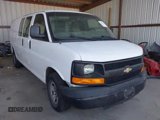 2016 Chevrolet Express Cargo Van with VIN 1GCWGBFF9G1260298, listed as a IAAI auction lot 41695976 with 375,350 mi miles. Bid and sale history available at carsss.com. Image 1.