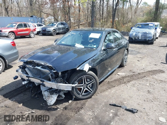 2023 Mercedes-Benz C 300 with VIN W1KAF4HB7PR106473, listed as a IAAI auction lot 42018632 with 10,720 mi miles and . Bid and sale history available at DreamBid. Image 18.