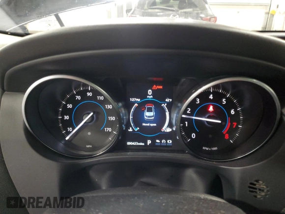 2018 Jaguar F-Pace 25t Prestige with VIN SADCK2FXXJA255410, listed as a Copart auction lot 45958285 with 90,423 mi miles and Salvage Title. Bid and sale history available at DreamBid. Image 9.