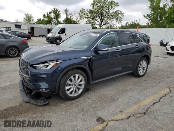 2019 Infiniti QX50 Essential z VIN 3PCAJ5M11KF101439, wystawiony jako Copart lot #55572915 z przebiegiem 66 290 mil mil oraz Szkoda całkowita • Salvage title. Historia ofert i sprzedaży dostępna na DreamBid. Obrazek 1.