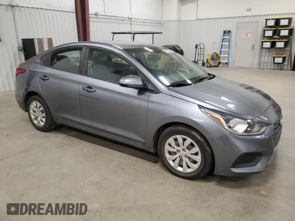 2018 Hyundai Accent SEL with VIN 3KPC24A35JE026609, listed as a Copart auction lot 79036613 with 104,833 mi miles. Bid and sale history available at carsss.com. Image 4.