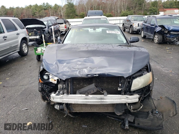 2012 Audi A5 2.0T Premium with VIN WAUCFAFR2CA000813, listed as a Copart auction lot 81277934 with 157,319 mi miles and Salvage Title. Bid and sale history available at carsss.com. Image 5.