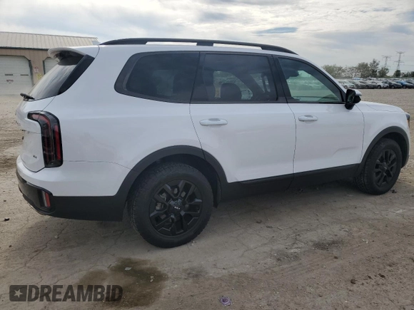 2024 Kia Telluride SX Prestige X-Pro with VIN 5XYP5DGC7RG515009, listed as a Copart auction lot 56064165 with 27,169 mi miles and Salvage title. Bid and sale history available at DreamBid. Image 3.