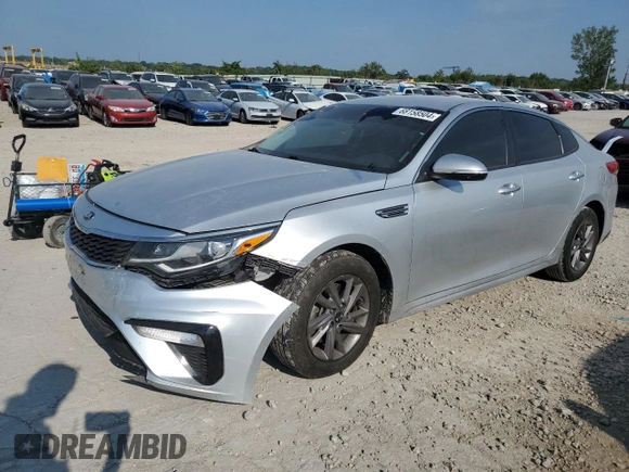 2020 Kia Optima LX with VIN 5XXGT4L3XLG407300, listed as a Copart auction lot 68158504 with 72,516 mi miles and Salvage title. Bid and sale history available at DreamBid. Image 1.