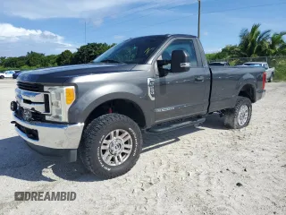 2017 Ford Super Duty F-250 SRW XLT with VIN 1FTBF2BTXHED86449, listed as a Copart auction lot 66594654 with 110,091 mi miles and Salvage Title. Bid and sale history available at carsss.com. Image 1.