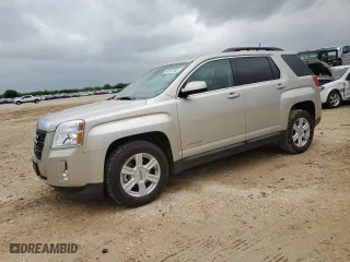 2014 GMC Terrain SLT with VIN 2GKFLSE36E6257151, listed as a Copart auction lot 54512155 with 46,512 mi miles and Salvage Title. Bid and sale history available at carsss.com. Image 1.