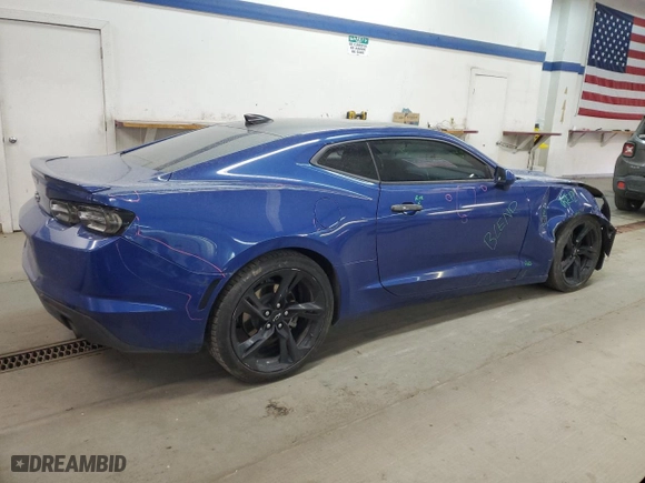 2020 Chevrolet Camaro 1LT with VIN 1G1FB1RS9L0148837, listed as a Copart auction lot 43668035 with 63,848 mi miles and Salvage Title. Bid and sale history available at carsss.com. Image 3.