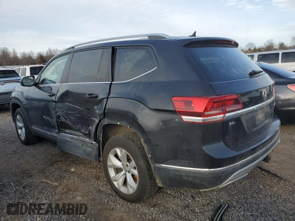 2018 Volkswagen Atlas 3.6L V6 SEL with VIN 1V2MR2CA8JC584928, listed as a Copart auction lot 45660995 with 166,690 mi miles and Salvage Title. Bid and sale history available at carsss.com. Image 2.