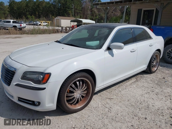 2013 Chrysler 300 with VIN 2C3CCABG8DH515452, listed as a IAAI auction lot 41901436 with 84,341 mi miles. Bid and sale history available at carsss.com. Image 2.