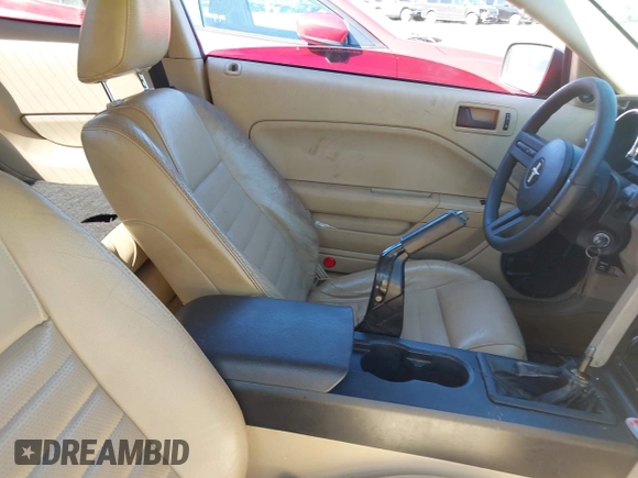 2006 Ford Mustang GT Deluxe with VIN 1ZVFT82H065159239, listed as a IAAI auction lot 41768546 with 158,925 mi miles and . Bid and sale history available at DreamBid. Image 5.