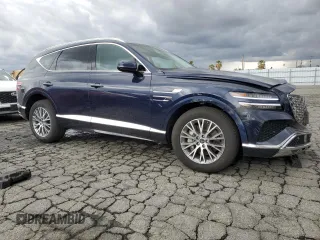 2025 Genesis GV80 Standard with VIN KMUHFESB3SU248524, listed as a Copart auction lot 47854975 with 6,309 mi miles and Non Repairable. Bid and sale history available at DreamBid. Image 4.