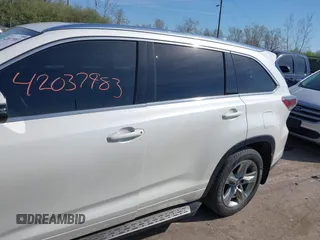 2016 Toyota Highlander Limited with VIN 5TDDKRFH5GS337705, listed as a IAAI auction lot 42037983 with 79,149 mi miles and . Bid and sale history available at DreamBid. Image 14.