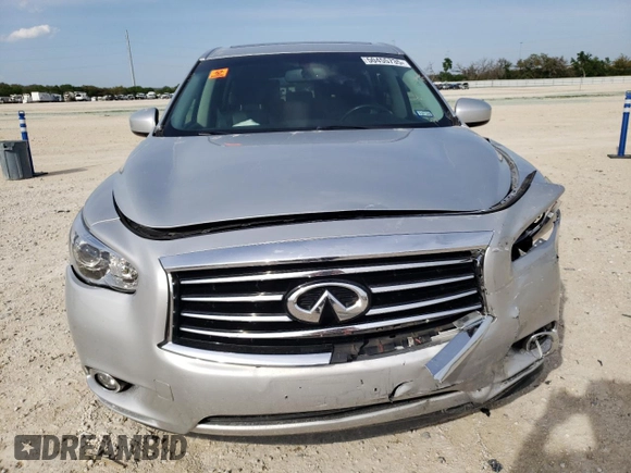 2015 Infiniti QX60 with VIN 5N1AL0MN0FC505962, listed as a Copart auction lot 50455735 with 141,798 mi miles and Salvage Title. Bid and sale history available at DreamBid. Image 5.