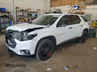 2019 Chevrolet Traverse Premier with VIN 1GNEVKKW5KJ239665, listed as a Copart auction lot 59015925 with 125,222 mi miles and Non repairable. Bid and sale history available at DreamBid. Image 1.