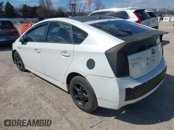 2010 Toyota Prius II with VIN JTDKN3DU1A0014287, listed as a IAAI auction lot 41890083 with 259,600 mi miles. Bid and sale history available at carsss.com. Image 3.