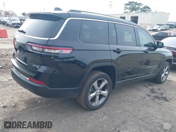 2022 Jeep Grand Cherokee Limited with VIN 1C4RJJBG8N8521335, listed as a IAAI auction lot 41010211 with 45,047 mi miles and . Bid and sale history available at DreamBid. Image 4.