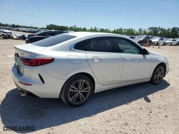 2022 BMW 2 Series 228i with VIN WBA53AK03N7K83408, listed as a Copart auction lot 51878645 with 55,190 mi miles and Clean Title. Bid and sale history available at carsss.com. Image 3.