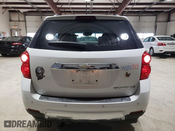 2014 Chevrolet Equinox LTZ with VIN 1GNALDEK2EZ138937, listed as a Copart auction lot 45473545 with 186,555 mi miles and Salvage Title. Bid and sale history available at carsss.com. Image 6.