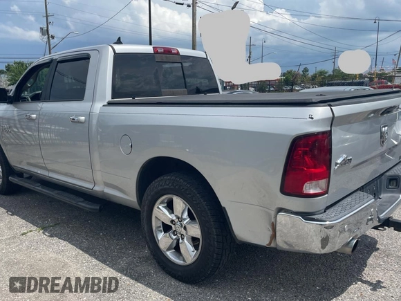 2014 Ram 1500 Big Horn z VIN 1C6RR6TT0ES435013, wystawiony jako Copart lot #59365815 z przebiegiem 211 373 mil mil oraz Czysty tytuł • Clean title. Historia ofert i sprzedaży dostępna na DreamBid. Obrazek 3.