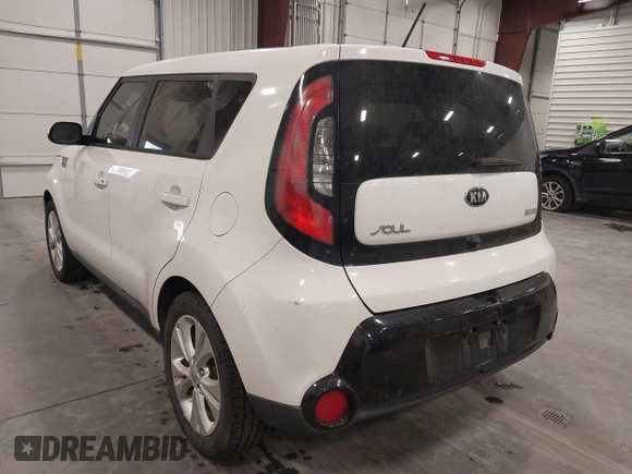 2016 Kia Soul + with VIN KNDJP3A55G7261069, listed as a IAAI auction lot 41308499 with 106,209 mi miles and . Bid and sale history available at DreamBid. Image 3.