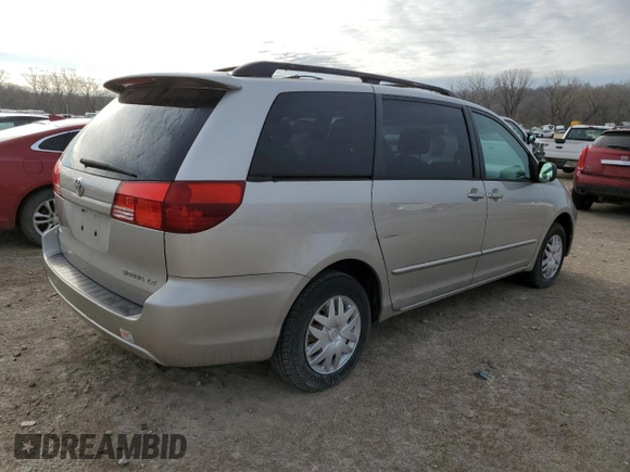 2004 Toyota Sienna CE with VIN 5TDZA23C94S078298, listed as a Copart auction lot 48547585 with 226,494 mi miles and Salvage Title. Bid and sale history available at DreamBid. Image 3.