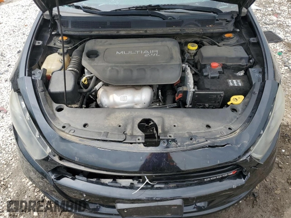 2015 Dodge Dart SXT with VIN 1C3CDFBBXFD309354, listed as a Copart auction lot 57439585 with 139,064 mi miles and Salvage title. Bid and sale history available at DreamBid. Image 11.