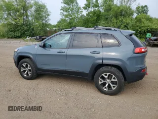 2014 Jeep Cherokee Trailhawk with VIN 1C4PJMBS4EW160341, listed as a Copart auction lot 60761475 with 135,087 mi miles and Salvage title. Bid and sale history available at DreamBid. Image 2.