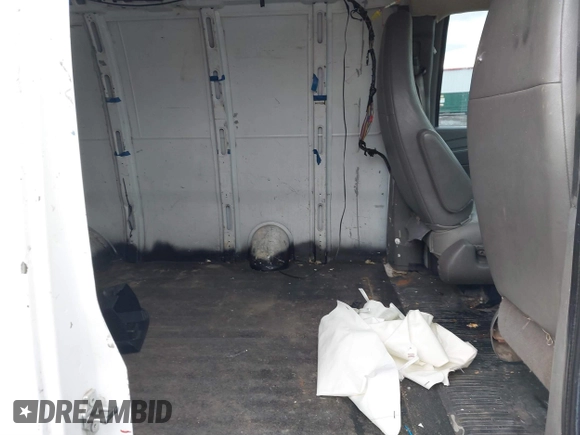 2010 Chevrolet Express Cargo Van with VIN 1GCUGADX2A1183133, listed as a IAAI auction lot 41718680 with 261,237 mi miles. Bid and sale history available at carsss.com. Image 8.