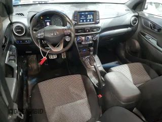 2021 Hyundai Kona Night Edition with VIN KM8K6CA57MU734681, listed as a Copart auction lot 45294135 with 92,794 mi miles and Salvage Title. Bid and sale history available at DreamBid. Image 8.