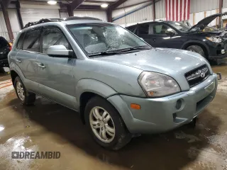 2006 Hyundai Tucson GLS with VIN KM8JN72D36U270643, listed as a Copart auction lot 52848415 with 102,245 mi miles and Salvage Title. Bid and sale history available at carsss.com. Image 4.