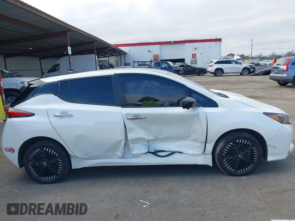2023 Nissan LEAF SV Plus with VIN 1N4CZ1CV6PC557350, listed as a IAAI auction lot 41459564 with 79,889 mi miles and . Bid and sale history available at DreamBid. Image 13.