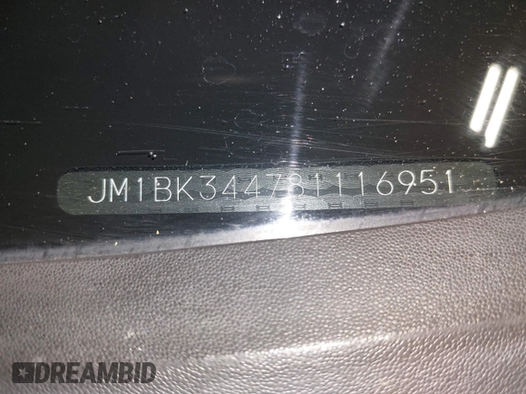 2008 Mazda 3 S GT with VIN JM1BK344781116951, listed as a IAAI auction lot 42029157 with 167,428 mi miles and . Bid and sale history available at DreamBid. Image 17.