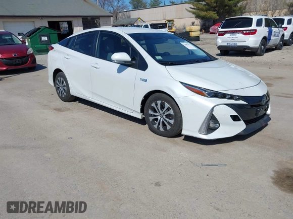 2021 Toyota Prius LE with VIN JTDKAMFP8M3174629, listed as a IAAI auction lot 42087974 with 16,348 mi miles and . Bid and sale history available at DreamBid. Image 1.