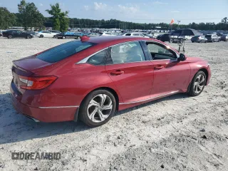 2019 Honda Accord EX-L with VIN 1HGCV2F56KA001813, listed as a Copart auction lot 61689055 with 51,718 mi miles and Salvage title. Bid and sale history available at DreamBid. Image 3.