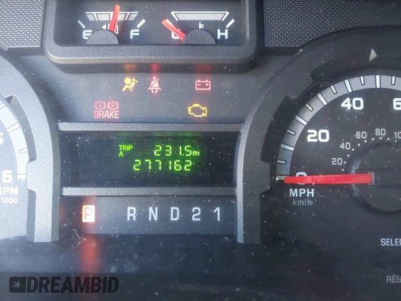 2010 Ford Econoline Cargo Commercial with VIN 1FTNE1EW1ADA85726, listed as a IAAI auction lot 42538335 with 277,162 mi miles and . Bid and sale history available at DreamBid. Image 7.