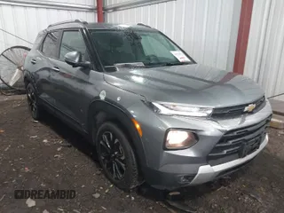 2021 Chevrolet TrailBlazer LT with VIN KL79MPSL1MB147785, listed as a IAAI auction lot 41834550 with 105,122 mi miles. Bid and sale history available at carsss.com. Image 1.