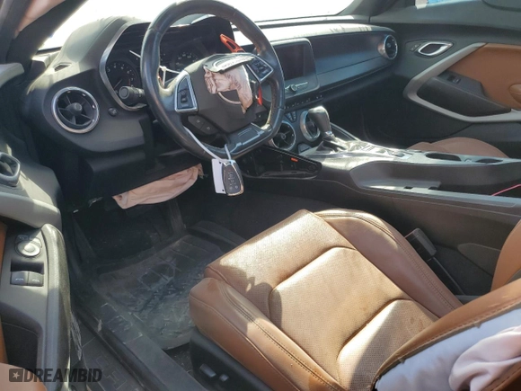 2021 Chevrolet Camaro 2LT with VIN 1G1FD1RS3M0123539, listed as a Copart auction lot 71068654 with 57,245 mi miles and Salvage Title. Bid and sale history available at carsss.com. Image 8.